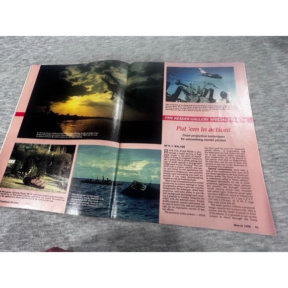 Fine Scale Modeler Magazine Klingon Bird Of Prey Star Trek March 1989 Paperback - Picture 5 of 6